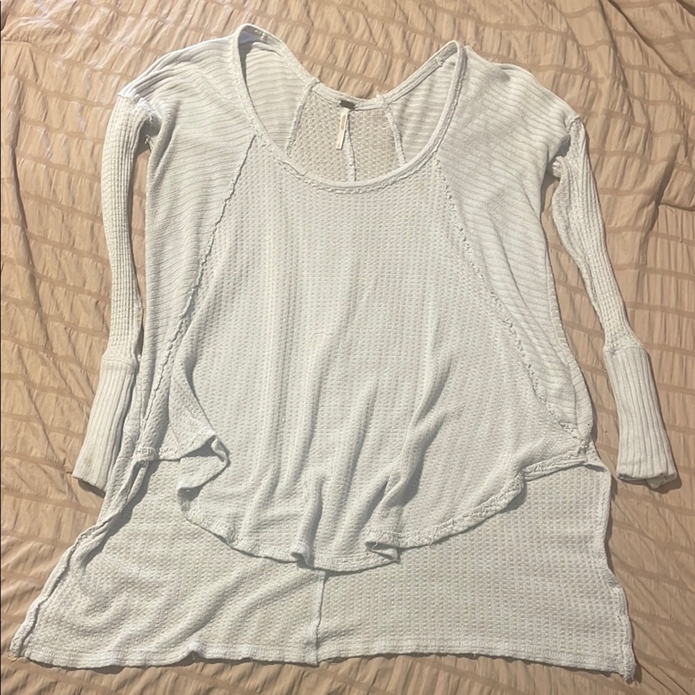 Women's Light Gray Knit Top